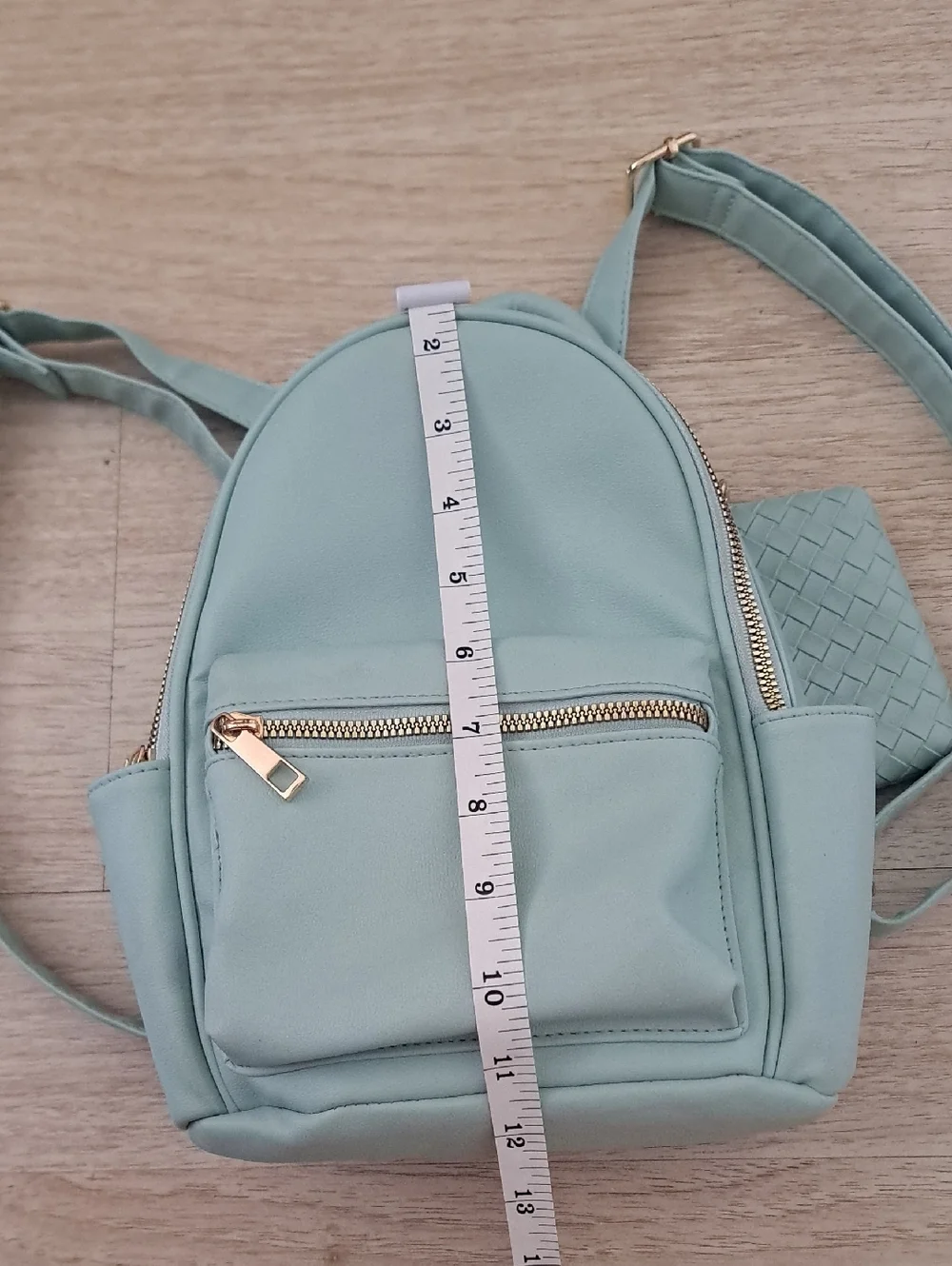 LD Mint Green Mini Backpack - Lightweight Women's Bag